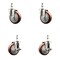 Service Caster 4 Inch 316SS Maroon Polyurethane 12mm Threaded Stem Caster Brakes SCC, 2PK SS316TS20S414-PPUB-MRN-M1215-2-TLB-2 - alternate 1